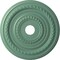 Ekena Millwork Cole PVC Medallion (Canopies up to 6"), 22"OD x 3 1/2"ID x 1"P, Universal Pearl Metallic Sea Mist CMP22COFSM - alternate 1